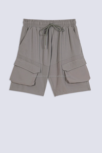 Pantalones Cortos Bermuda para Hombre, Tendencia 2026, Color Sólido, Cintura Elástica, Tejido de Spandex y Poliéster, Casuales, con Bolsillos, Transpirables, de Longitud Media - Product Image 3