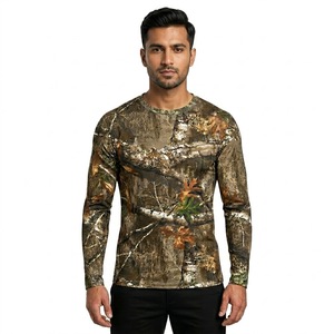 Camisetas Oversize de Poliéster/Algodón para Hombre, Diseño de Árbol, Personalizables, Transpirables, Tela de 250 GSM para Senderismo - Product Image 2