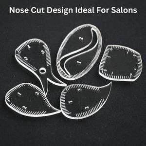Juego de Reglas Acrílicas para Mapeo de Cejas, Plantillas Transparentes para Dar Forma a las Cejas con Marcas de Medición Grabadas para Uso en Salón - Product Image 5