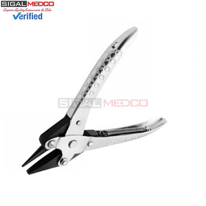 Alicates de acción paralela de 140 mm con punta cóncava redonda para fabricación de joyas, herramientas para doblar, formar y dar forma a alambres, manualidades y trabajos con abalorios - Product Image 4