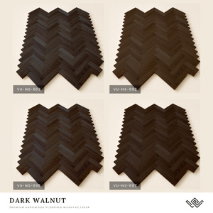 Parquet en chêne massif blanc, chevron, 18 mm d'épaisseur, qualité sélectionnée, revêtement UV, système à languettes et rainures - Product Image 3