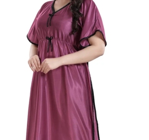 Kaftan Handmade Moroccan kaftan Dress Batwing Wide Sleeve V Neck Polyester Regular Fit Casual Evening Party <b>Flared</b> Sleep Wear - Product Image 3