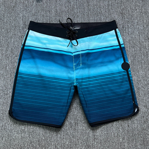 Shorts de bain pour hommes en polyester et élasthanne, à cordon de serrage, séchage rapide, extensibles, imprimés par sublimation, pour la plage et le surf, vente en gros - Product Image 5