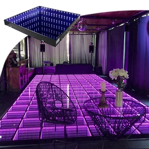 Anycase Chất lượng cao màu đen 3 năm bảo hành dễ dàng lắp ráp Disco ngoài trời 3D LED Dance sàn cho thuê tổ chức sự kiện - Product Image 5