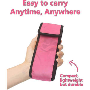 Otoscopio de Bolsillo de Acero Inoxidable con Fibra Óptica, Color Rosa, Portátil, con Iluminación LED Brillante, Compacto, para Diagnóstico Médico - Product Image 3