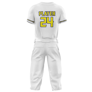 Uniformes de Béisbol Personalizados OEM de Poliéster/Nailon Transpirable para Hombre, Ropa de Entrenamiento de Secado Rápido y Protección UV, al Por Mayor al Mejor Precio - Product Image 3