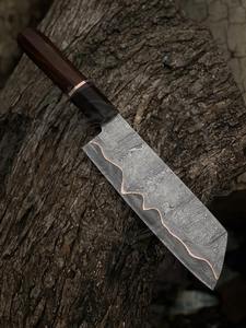 Modern <b>Japanese</b> Professional Kitchen Knives <b>Japanese</b> Nakiri Vegetable <b>Cleaver</b> 67 Layers Steel Copper Damascus Kitchen Chef Knife - Product Image 3