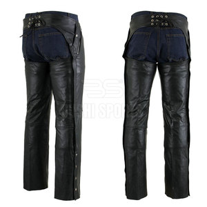 Pantalones de cuero hechos a medida, esenciales para montar, pantalones de cuero completo que ofrecen durabilidad y un uso cómodo. - Product Image 2