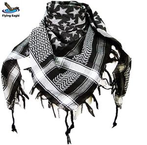 Écharpe légère 100 % coton camouflage Shemagh Keffiyeh arabe du désert respirante coupe-vent décontractée et tendance pour toutes les saisons - Product Image 4