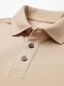 Polo uni en gros pour hommes, manches courtes, mélange de coton premium, tenue décontractée, vêtements de travail, golf, fournisseur OEM ODM - Product Image 5