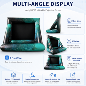 Pantalla Inflable Gigante Personalizada para Cine al Aire Libre con Proyector, para Fiestas y Eventos en el Patio Trasero, Alquiler - Product Image 2