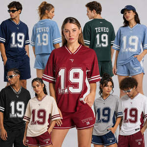 Maillots de sport unisexes surdimensionnés en stock – Lots de surplus de vêtements de football fabriqués au Bangladesh en liquidation pour l'approvisionnement en gros - Product Image 1