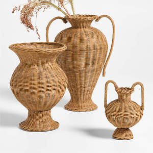Vases en rotin durables en gros, fabriqués au Vietnam, pour la vente en gros, porte-fleurs. - Product Image 4