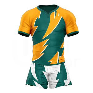 Ropa de fútbol de rugby de alta demanda para hombres y mujeres Ropa deportiva Chaqueta Pantalones y pantalones cortos Jersey Kit de Rugby para equipos y entrenamiento - Product Image 1