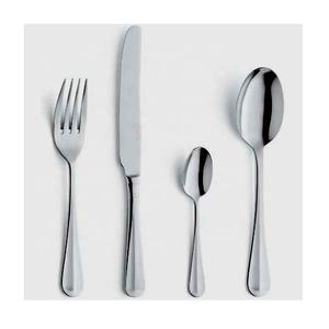 Couverts élégants en acier inoxydable, triangle en métal plaqué argent pour événement de mariage, ensemble de couverts ronds - Product Image 2