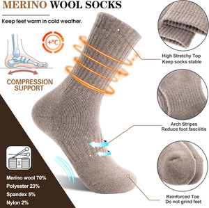 Chaussettes de sport montantes pour athlètes, multicolores, antidérapantes, pour la saison automne, avec logo personnalisé sur le revers, idéales pour le football - Product Image 2