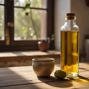 Huiles Naturelles d'Inde - Huile Végétale d'Olive Biologique - 100% Pure pour Cosmétiques & Soins Spa Peau & Cheveux - Vente en Gros - Product Image 1