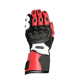 Blue Carbon Fiber Motorcycle Racing <b>Gloves</b> with Hard Knuckle Protection for Men & Women - Product Image 5