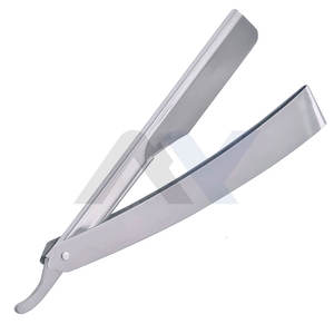 Navajas de afeitar de acero inoxidable para barbería, tipo Shavette con bloqueo deslizante, de un solo filo, para afeitar barba, bigote, cuello y cabeza. - Product Image 3