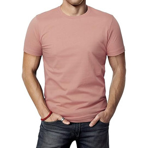 T-shirt Homme Personnalisé Grande Taille à Manches Courtes Séchage Rapide Décontracté Moulant Uni en Spandex pour la Gym – Vente en Gros - Product Image 1