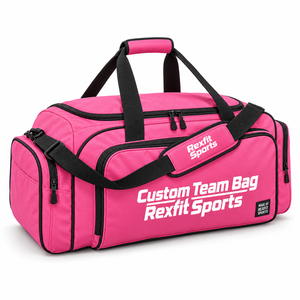 Bolsa de deporte resistente con diseño personalizado para equipos, gran capacidad para zapatos y correa de hombro acolchada, venta al por mayor. - Product Image 3