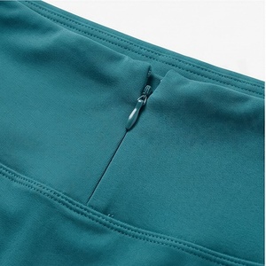 Minifalda de Cintura Alta para Mujer, Estilo Deportivo, Plisada, Transpirable, de Color Sólido, en Tela de Spandex y Poliéster - Product Image 4