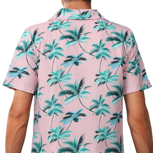 Chemises de plage légères et de haute qualité à double boutonnage, en tissu tricoté respirant, style estival décontracté - Product Image 4