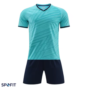 Team Name Customised sports jersey kit breathable <b>soccer</b> uniform Polyester Solid Color All Seasons Adult Apparel - Product Image 4