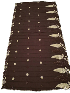 Wholesale OEM Women Chiffon Long Hijab Shawl Floral Rhinestone Embroidery Soft Breathable Summer Lightweight Supplier - Product Image 5