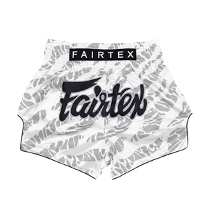 Shorts de Muay Thai Fairtex, nouveau style, logo et design personnalisés, short de grappling professionnel, short de boxe, short de kickboxing, satin premium Muay Thai - Product Image 1