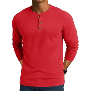 T-shirts à manches longues pour hommes, 220 g/m², col rond, manches longues, t-shirt unisexe surdimensionné, streetwear, t-shirt à manches longues - Product Image 2