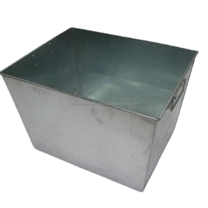 Plain Metal Flower Planter with Drainage Hole for Home Restaurant & Garden-Eco-Friendly Decorative Pot - Product Image 1