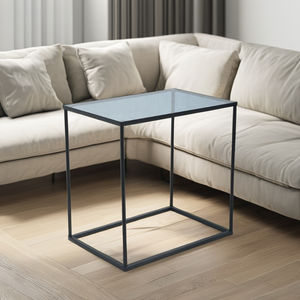 Table basse en fer convertible moderne, pliable, plateau en bois, durable, montage facile, design multifonctionnel 3 en 1 pour les petits espaces - Product Image 4