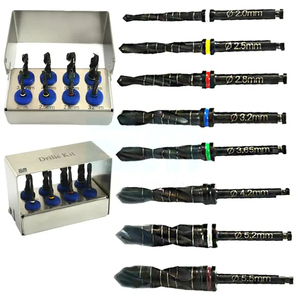 ชุดเครื่องมือเจาะรากฟันปลอม Bone Bridge Instruments BBI-378 8 ชิ้น คุณภาพสูง เคลือบสีดำ ทำจากสแตนเลสเกรด A+ ได้รับมาตรฐาน CE - Product Image 6