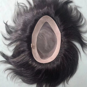 Peluca de Cabello Indio de Alta Calidad Taz Hair para Hombre, Sistema de Tupé con Base Mono Suave, Hecho en Bangladesh - Product Image 1