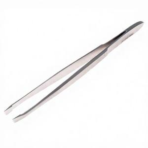 Pince à épiler classique en acier inoxydable inclinée de haute précision, écologique, pour points noirs, barbe et sourcils - Product Image 3