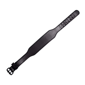 Weightlifting Gym Training Cowhide Leather Belt Sustainable Professional Non-Slip Buckle Closure Powerlifting Belt - Product Image 5