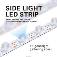 Super grande qualité DC12V 18W 1200-2160LM Double Face Led boîte à lumière Module Edge Lit Led bande dure pour Adervising Lighting Box