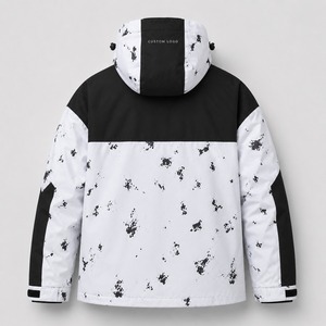 Veste de snowboard haut de gamme, vêtements d'extérieur d'hiver, veste de snowboard conçue avec un tissu résistant au vent, construction hydrofuge, confort - Product Image 2