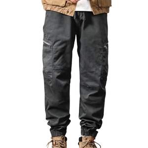 Pantalones Cargo Utilitarios Color Bronceado para Hombre, Pantalones de Senderismo para Exteriores, Pantalones Tácticos Ripstop, Pantalones de Trabajo Resistentes con Múltiples Bolsillos - Product Image 1