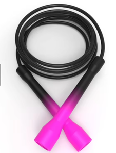 Corde à sauter jaune en plastique, longueur 2,5 m, durable, unisexe, équipement d'exercice à domicile, corde à sauter classique non intelligente - Product Image 2