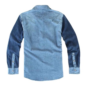 Camisa de Mezclilla Lavada de Alta Calidad, Transpirable, Casual, al por Mayor para Hombre, Camisa de Mezclilla de Manga Larga con Botones - Product Image 2