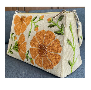 Bolsos de Mano de Estilo Bohemio Indio para Mujer, Bolsos de Mensajero con Cuentas, Bolsos de Hombro Hechos a Mano para Fiestas, Compras y Eventos Nocturnos - Product Image 1