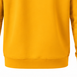 Men's Custom Amber Yellow Pullover <b>Hoodie</b> Fleece Sweatshirt Long Sleeve Regular Fit Drawstring Kangaroo Pocket Casual Streetwear - Product Image 6
