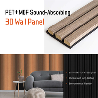 Panneau acoustique mural en lattes de bois Akupanel, panneau absorbant le son pour studio, bureau, hôtel, cinéma maison, décoration intérieure