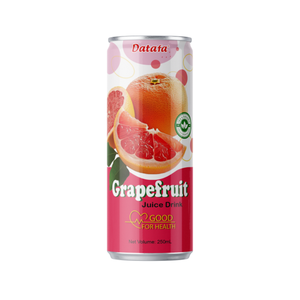 Jugo de Frutas y Verduras de Vietnam OEM/ODM, Lata Delgada de 250ml/330ml, Jugo de Pomelo, Marca Privada, Jugo Líquido - Product Image 1