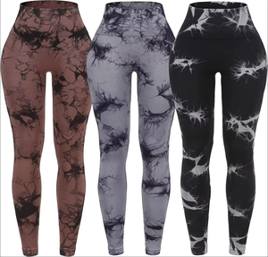 Leggings Deportivos de Cintura Alta sin Costuras para Mujer, Pantalones de Yoga para Entrenamiento, con Logotipo, Último Diseño con OEM - Product Image 1
