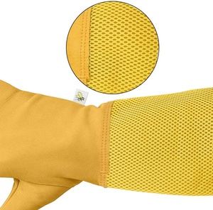 Guantes transpirables para portero de abejas, con manga de malla con ventilación - Product Image 3
