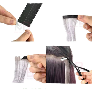 Stainless Steel Hair Extension <b>Tape</b> Pliers With Black Handle Weft Application Pliers Custom Logo Pliers Hair Extensions Tools - Product Image 4