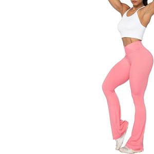 Pantalons de course pour femmes WARISON INDUSTRIES, couleur rose, sans couture, séchage rapide, leggings de yoga pour femmes - Product Image 4